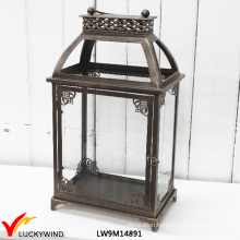 Vintage Style French Distressed Metal Lantern